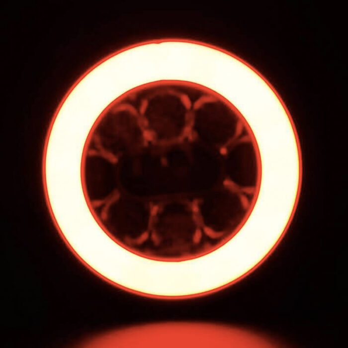 achterlicht LED links of rechts (universeel) 5 PIN's bajonet remlicht knipperlicht    neon-achterlicht  IP68 12/24 V Lavaflow - Afbeelding 4