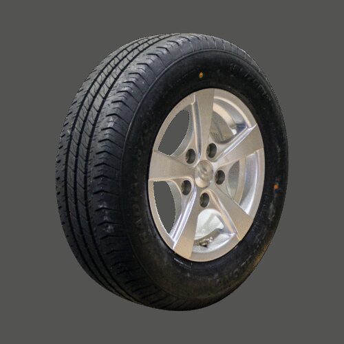 luchtband + wiel 185/70 R13 R701 M+S + 6Jx13H2 ET30 67/112/5 86 N lichtmetaal grijs