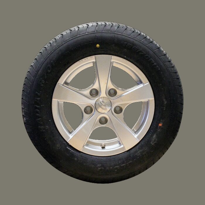 luchtband + wiel 185/70 R13 R701 M+S + 6Jx13H2 ET30 67/112/5 86 N lichtmetaal grijs - Afbeelding 3