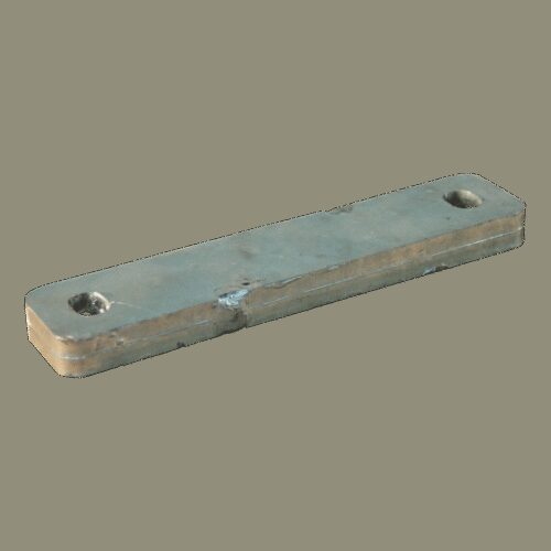 adapterplaat KA15 Oplooprem Hoogte 15mm, hartmaat 166mm