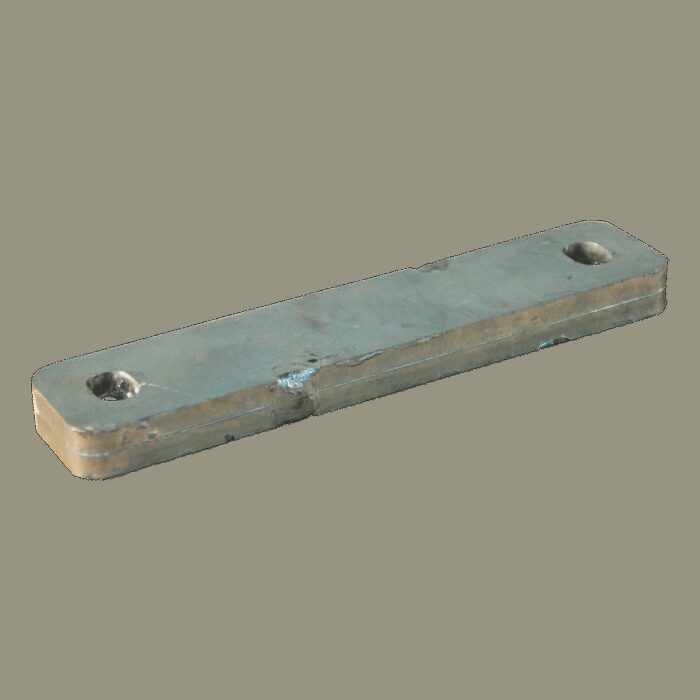 adapterplaat KA15 Oplooprem Hoogte 15mm, hartmaat 166mm