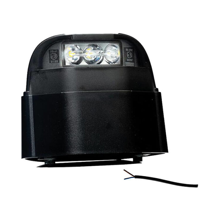 kentekenlamp LED 12/24v 120,3 x 57 x 97mm 50cm kabel 72mm  CE, ECE-R10 / R4