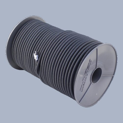 elastische kabel zwart Ø6