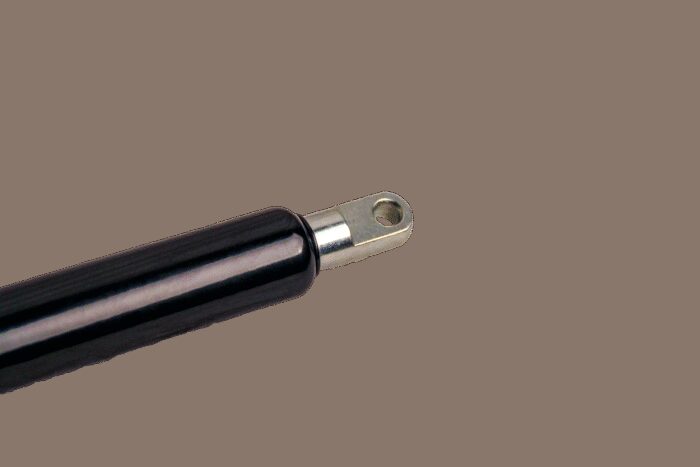 gasdrukveer (G) 14-28 250 615 2500N cilinder met UV lak gitzwart RAL 9005 - Afbeelding 3