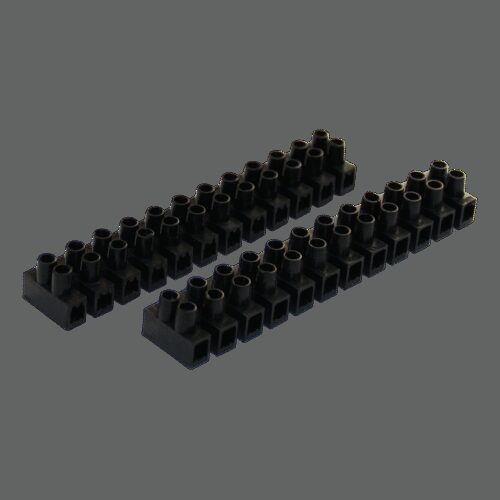 kroonsteenstrips 12-polig Ø2,7 draad 5,6mm²