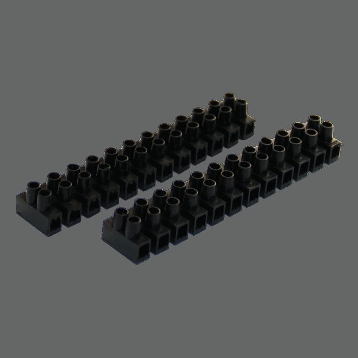 kroonsteenstrips 12-polig Ø2,7 draad 5,6mm²