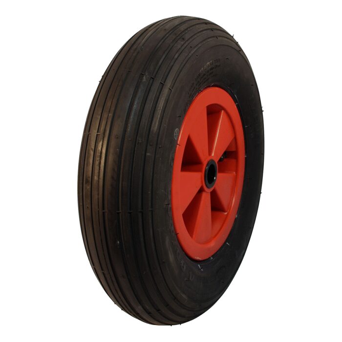 luchtband + wiel 4.80/4.00-8 S-2301 4PR + 2.50Ax8 glijlager Ø20 NL88 A3 kunststof rood