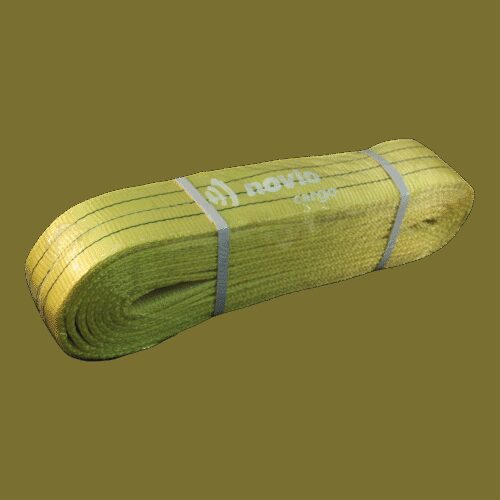 hijsband met lus 3 ton geel 8 m