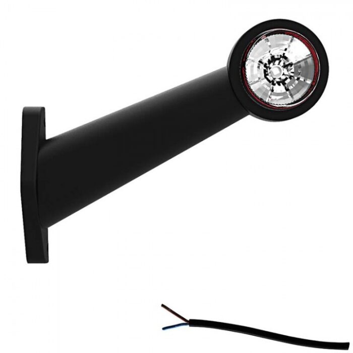 contourlamp 194 x 135 x 45mm 76mm rood/wit Rood/wit links kabel 200mm  12/24 V CE, ECE-R10 / R7