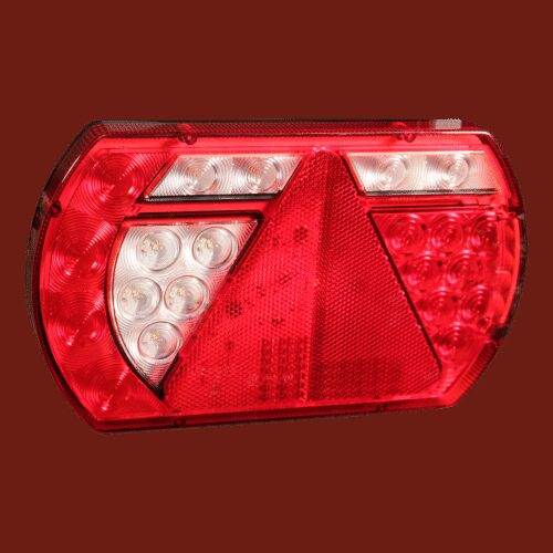 LED achterlicht met smart resistor L26060 12 V links 8 PIN's bajonet
