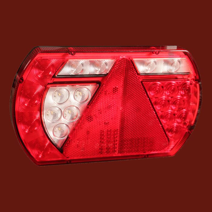 LED achterlicht met smart resistor L26060 12 V links 8 PIN's bajonet
