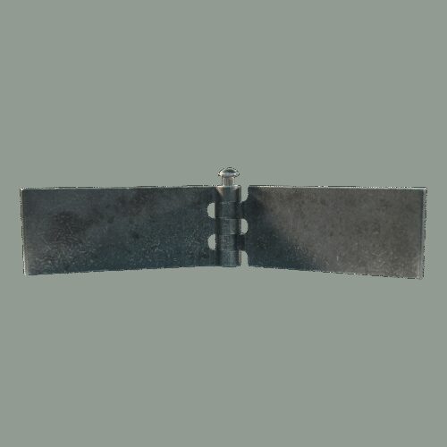 recht portierscharnier met rvs pen 40 x 100mm scharnierblad blank