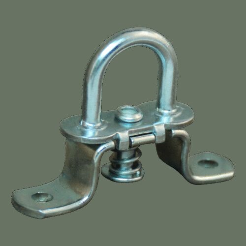 draaisluiting met rvs veer verzinkt voor zeilring 42x22mm