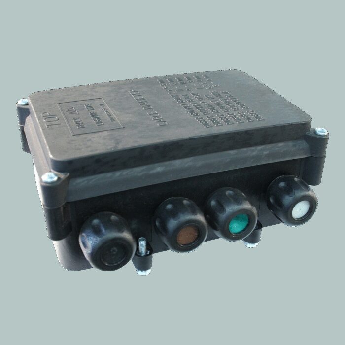 kabelverbindingsdoos 8-polig , AMP 6,3mm vlaksteker