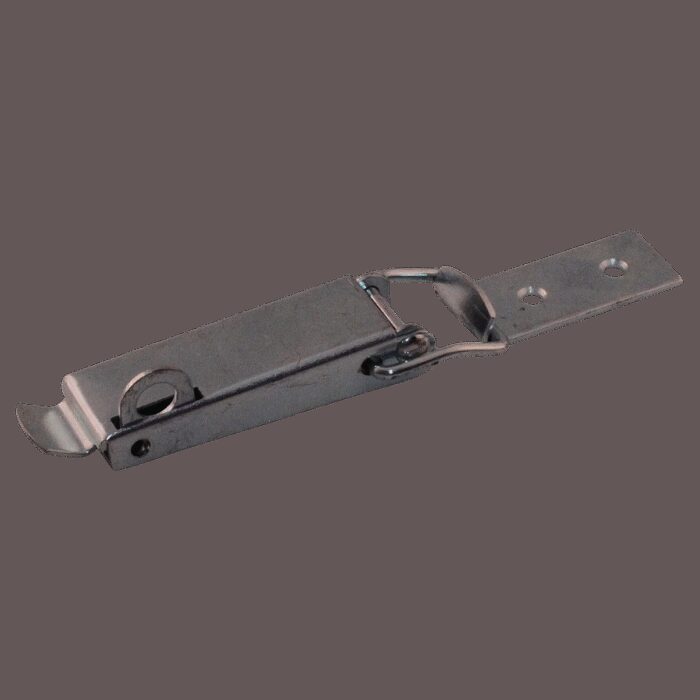 eierkistsluiting met haak , 130mm x 30mm , inclusief slothaak haaklengte 64mm