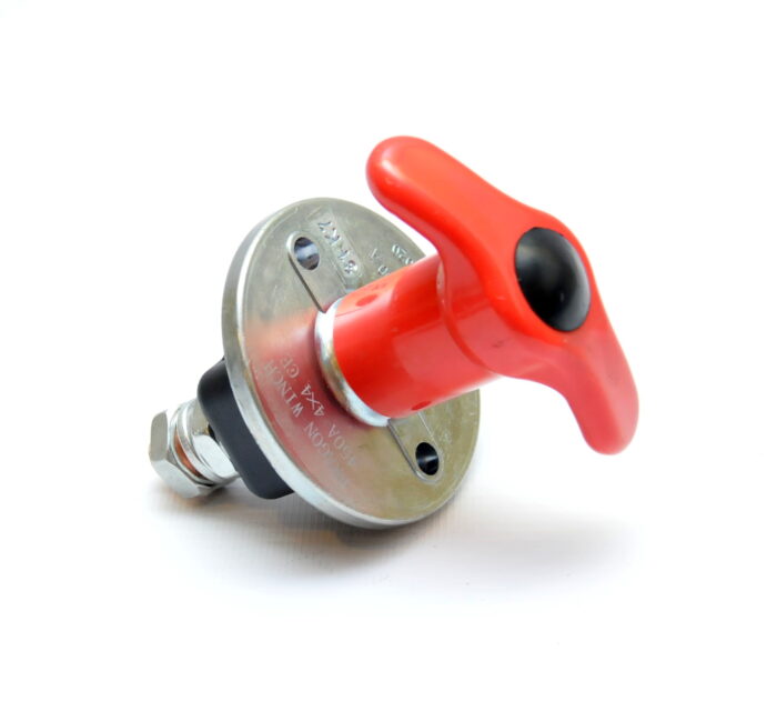 Hoofdschakelaar 12V DC 200A t.b.v. elektrische lieren Dragon Winch
