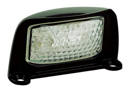 kentekenlamp LED 12/24 V 76 x 41 x 31mm 200mm  IP67 CE, ECE-R10 / R4 wit