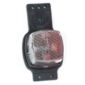 contourlamp SAW serie 017 rood / wit Inclusief rubberhouder