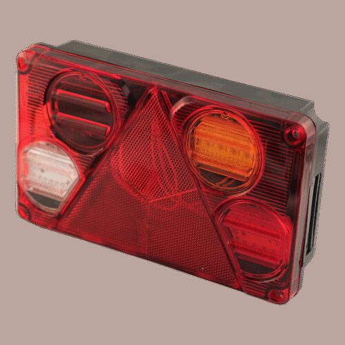 achterlicht 395 , LED 12V - 24V , rechts 5 PIN's bajonet
