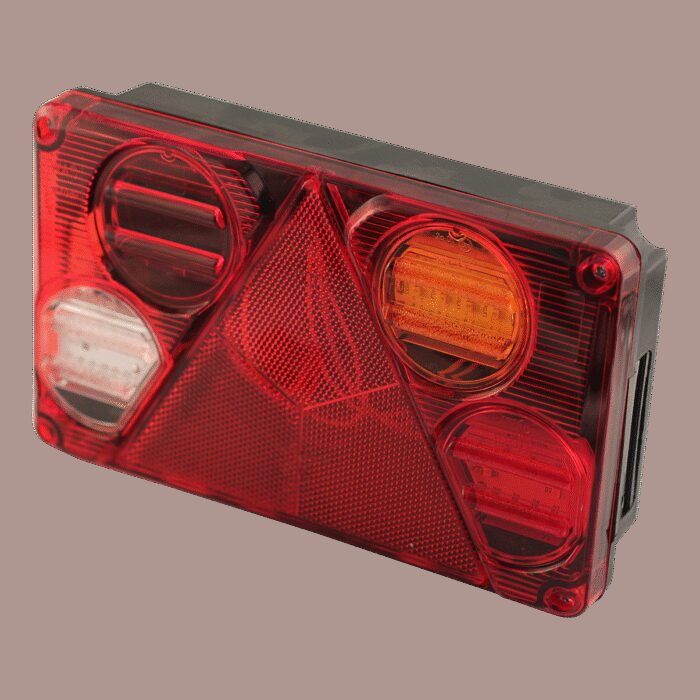 achterlicht 395 , LED 12V - 24V , rechts 5 PIN's bajonet