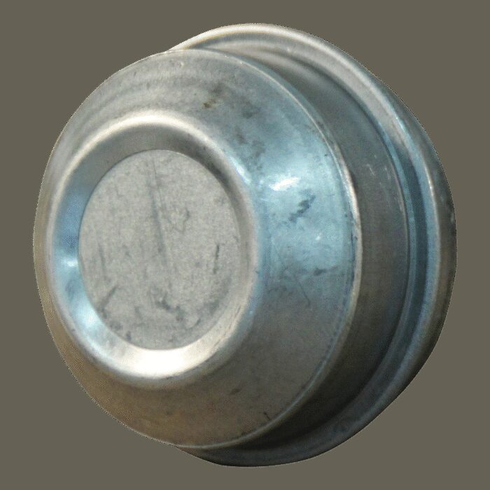 naafdop 52mm staal verzinkt, tbv lagerzitting 52mm