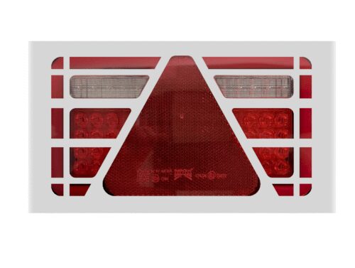achterlichtbeschermer, rooster Multiled IV 253x141x64 sendzimir verzinkt achtermontage
