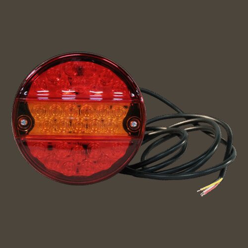 achterlicht 288 , LED 12V-24V , universeel , kabel 2000mm   4 x 0,75mm²