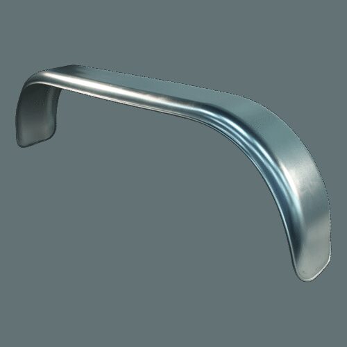 spatscherm tandem as staal 220mm x 1550mm rond model voor boottrailer