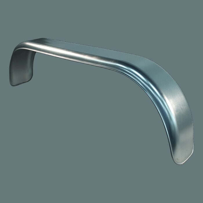 spatscherm tandem as staal 220mm x 1550mm rond model voor boottrailer