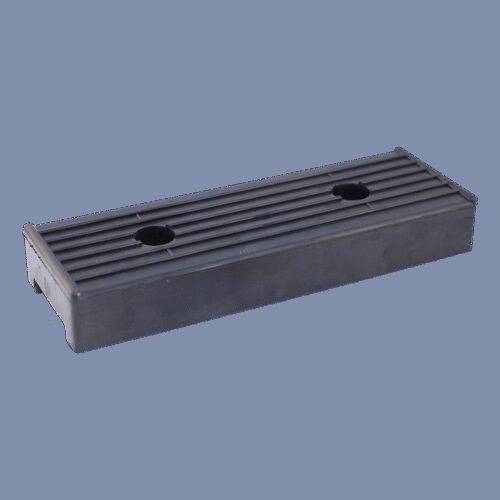 bootkussen rubber zwart 300x101x43mm