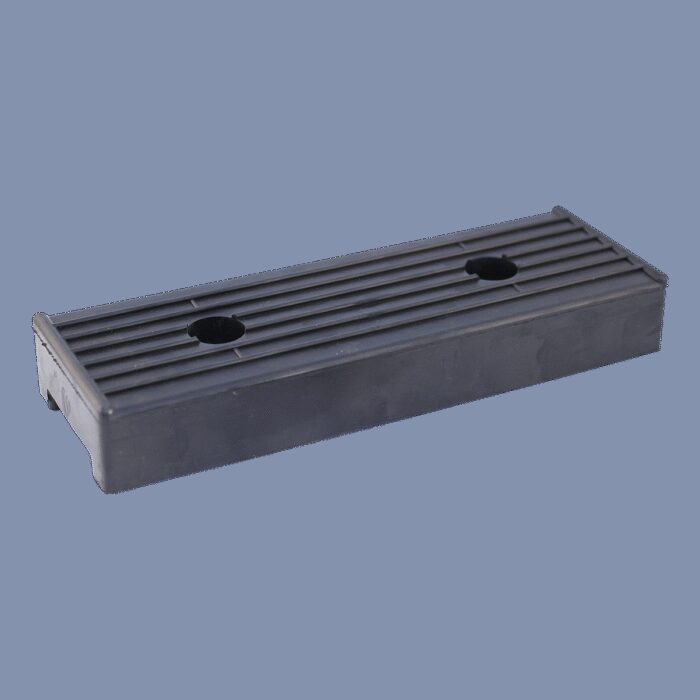 bootkussen rubber zwart 300x101x43mm