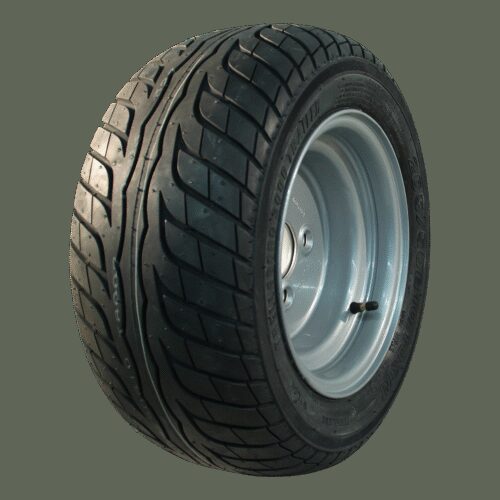 luchtband + wiel 205/50 B10 Trelleborg 3000 trailer + 6.00Ix10H2 ET-4 94/140/5 103 M staal grijs