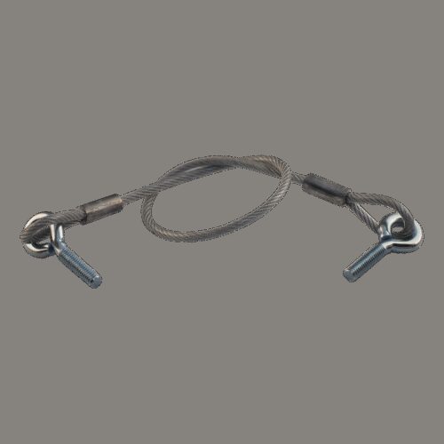 achterbordkabel Ø5 445mm 2x schroefoog M8x30mm