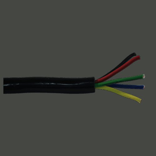 verlichtingskabel 5x0,75mm² 50 meter per rol