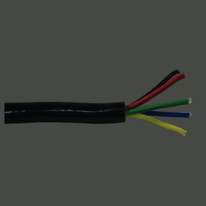 verlichtingskabel 5x0,75mm² 50 meter per rol
