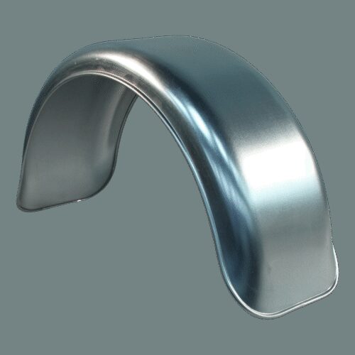 spatscherm enkel as staal 220mm x 800mm rond model voor boottrailer