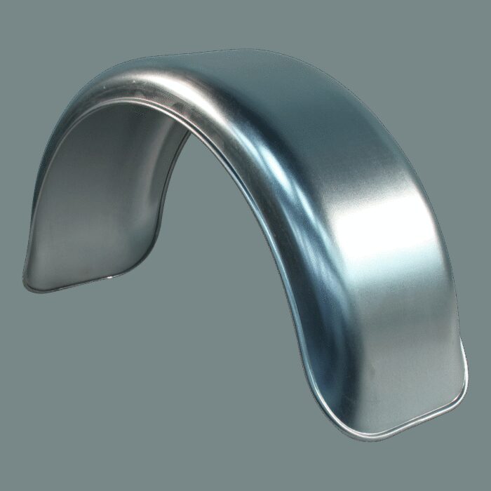 spatscherm enkel as staal 220mm x 800mm rond model voor boottrailer