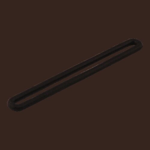 spanrubber Ø8 250 zwart