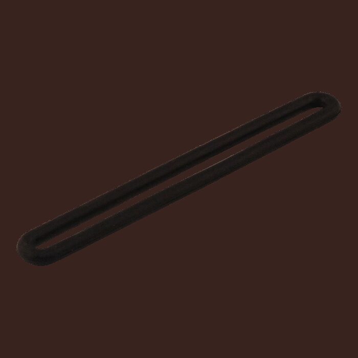 spanrubber Ø8 400 zwart