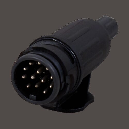 stekker 13 - polig , kunststof 13 schroefcontacten tule met Φ6.8mm gat