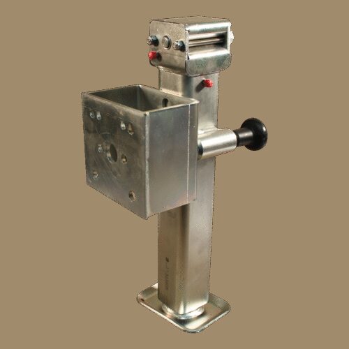 steunpoot wegklapbaar D85-met zeskant SW19 ⧄60mm 1300kg verzinkt 255mm 416mm