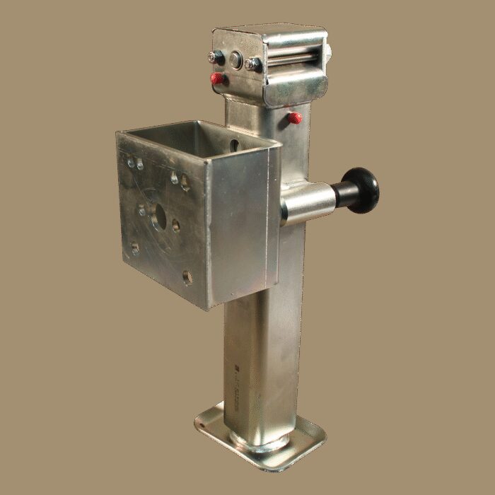 steunpoot wegklapbaar D85-met zeskant SW19 ⧄60mm 1300kg verzinkt 255mm 416mm