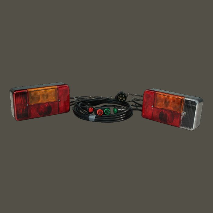 Verlichtingsset Radex serie 5001 stekker 7-polig 1500mm / 5000mm