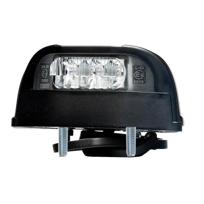 kentekenlamp LED 12/24v 112,3 x 57 x 97mm 50cm kabel 45 of 72mm  CE, ECE-R10 / R4 - Afbeelding 2