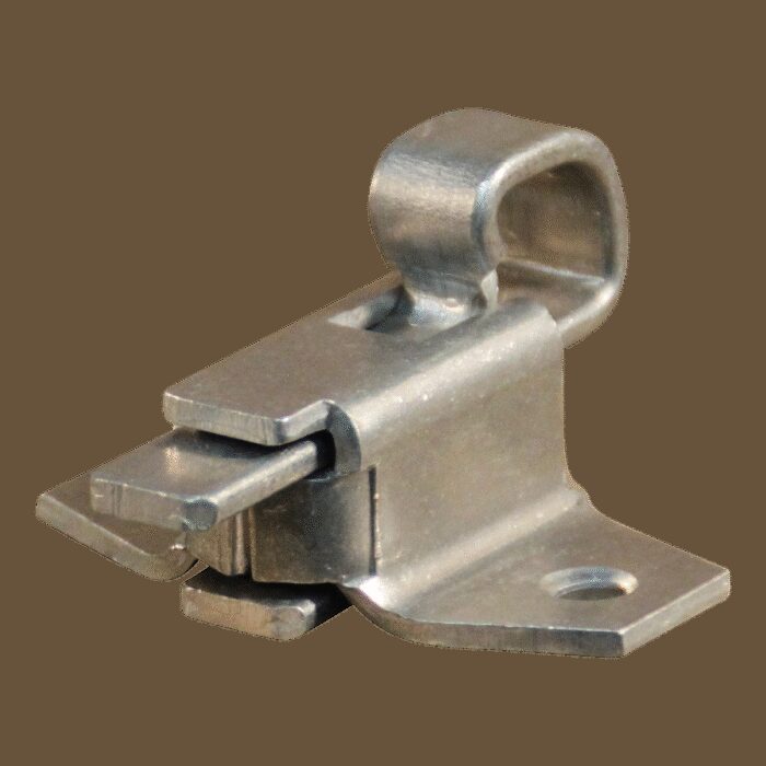 schuif snelsluiting aluminium voor zeilring 42x22mm en Ø40mm