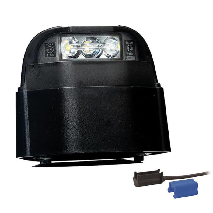 kentekenlamp LED 12/24v 120,3 x 547 x 97mm DC kabel 500mm, 0,75mm² 72mm  CE, ECE-R10 / R4