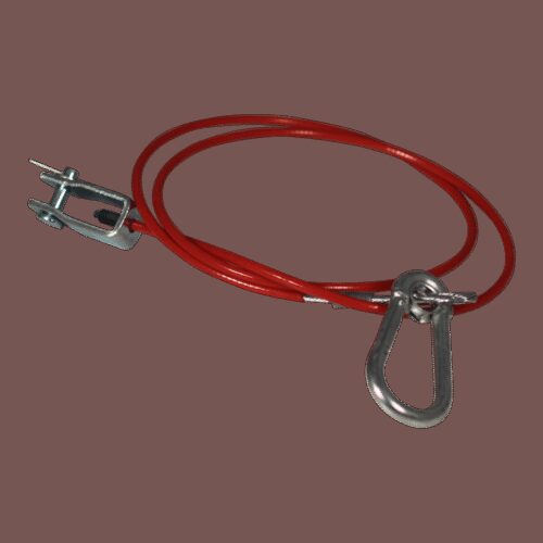 breekkabel 1055mm rood gaffel met pen
