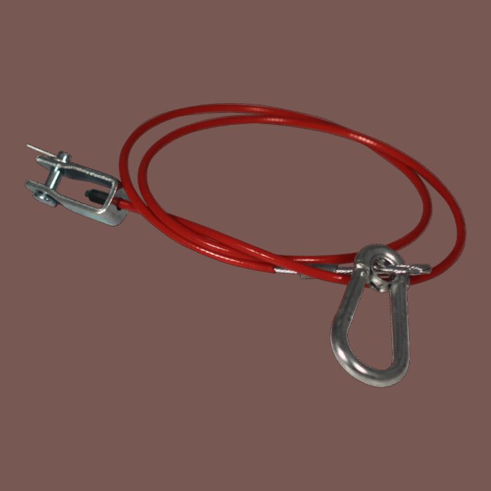 breekkabel 1055mm rood gaffel met pen