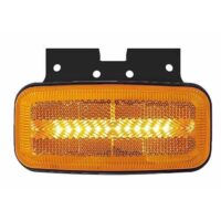 zijmarkeringslamp met knipperlicht functie kabel 500mm 123x80x38mm 53 / 30mm  12/24v oranje oranje CE, ECE-R10 / R7 / R6-CAT5 / R3 - Afbeelding 3