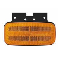 zijmarkeringslamp met knipperlicht functie kabel 500mm 123x80x38mm 53 / 30mm  12/24v oranje oranje CE, ECE-R10 / R7 / R6-CAT5 / R3 - Afbeelding 4